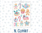 Kit 0246 - Add Ons - December - Gingerbread Sweets - Planner Stickers