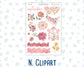 Kit 0294 - Add Ons - September - Rosy Reveria - Planner Stickers