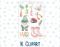 Kit 0259 - Add Ons - March - Spring Garden Chores - Planner Stickers