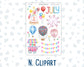 Kit 0225 - Add Ons - July - Carnival Joy - Planner Stickers