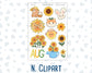 Kit 0277 - Add Ons - August - Sunflower Drama Club - Planner Stickers