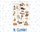 Kit 0303 - Add Ons - November - Into The Woods - Planner Stickers