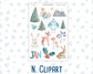 Kit 0251 - Add Ons - January - Pine & Paws - Planner Stickers
