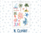 Kit 0270 - Add Ons - June - Beachside Bliss - Planner Stickers