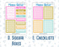 Kit 0223 - Add Ons - June - Route 66 - Planner Stickers