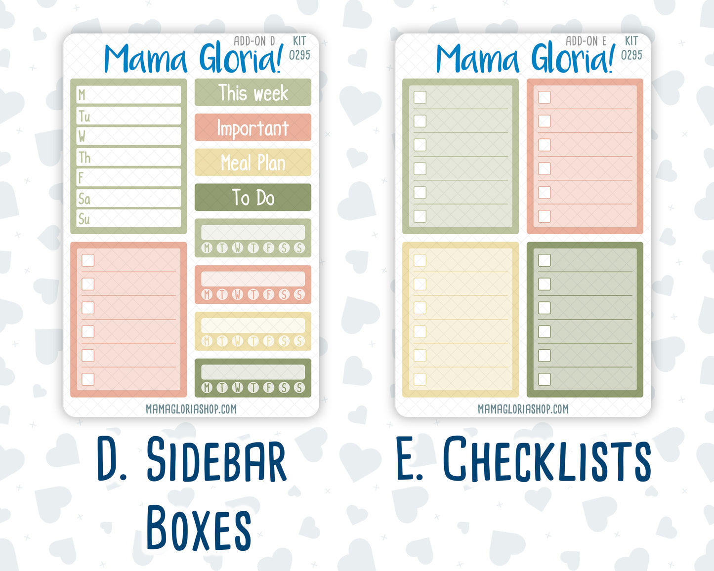 Kit 0295 - Add Ons - September - Apple Harvest - Planner Stickers