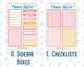 Kit 0294 - Add Ons - September - Rosy Reveria - Planner Stickers