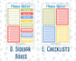 Kit 0269 - Add Ons - June - Dolce Mare - Planner Stickers