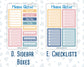 Kit 0248 - Add Ons - January - Midnight Countdown - Planner Stickers
