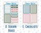 Kit 0275 - Add Ons - July - Tropical Safari Blush - Planner Stickers