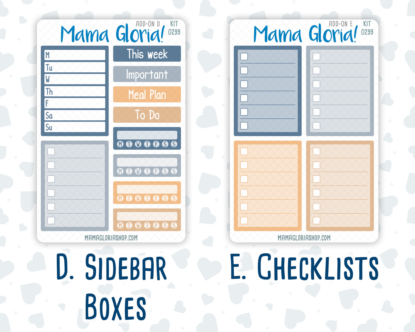 Kit 0299 - Add Ons - October - Book Nook - Planner Stickers