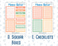 Kit 0278 - Add Ons - August - Oops, All Peaches - Planner Stickers