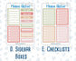 Kit 0308 - Add Ons - December - Knit & Holly - Planner Stickers