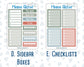 Kit 0245 - Add Ons - December - Vintage Christmas - Planner Stickers