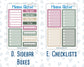 Kit 0307 - Add Ons - December - Velvet Hearth - Planner Stickers