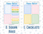 Kit 0279 - Add Ons - August - Not Ready For School - Planner Stickers