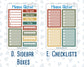 Kit 0302 - Add Ons - November - Thankful Season - Planner Stickers