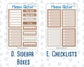Kit 0303 - Add Ons - November - Into The Woods - Planner Stickers