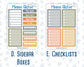 Kit 0238 - Add Ons - October - Starry Autumn Nights - Planner Stickers