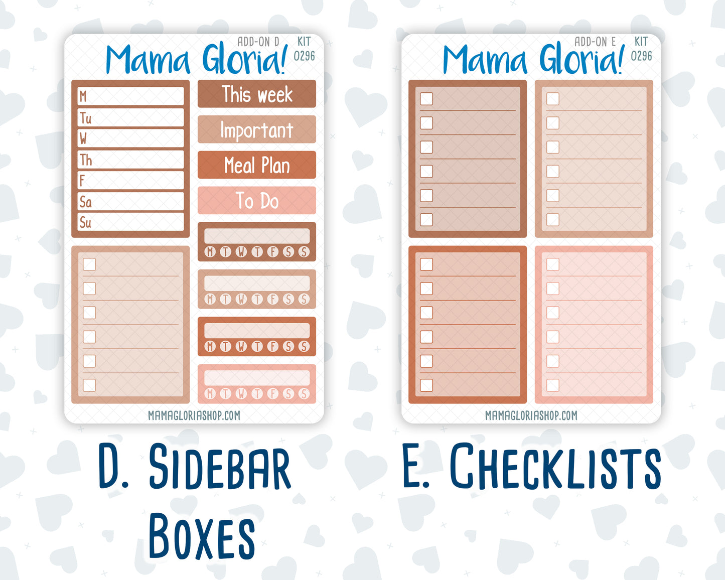 Kit 0296 - Add Ons - September - Coffee Break - Planner Stickers