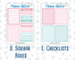 Kit 0246 - Add Ons - December - Gingerbread Sweets - Planner Stickers