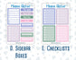 Kit 0258 - Add Ons - March - Plant Therapy - Planner Stickers