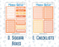 Kit 0241 - Add Ons - November - Pumpkin Latte - Planner Stickers