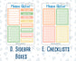 Kit 0228 - Add Ons - August - Just Peachy - Planner Stickers