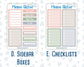 Kit 0266 - Add Ons - May - Froggy Lake Picnic - Planner Stickers