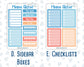 Kit 0268 - Add Ons - June - Sea Sweeties - Planner Stickers