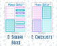 Kit 0230 - Add Ons - August - School Daze - Planner Stickers