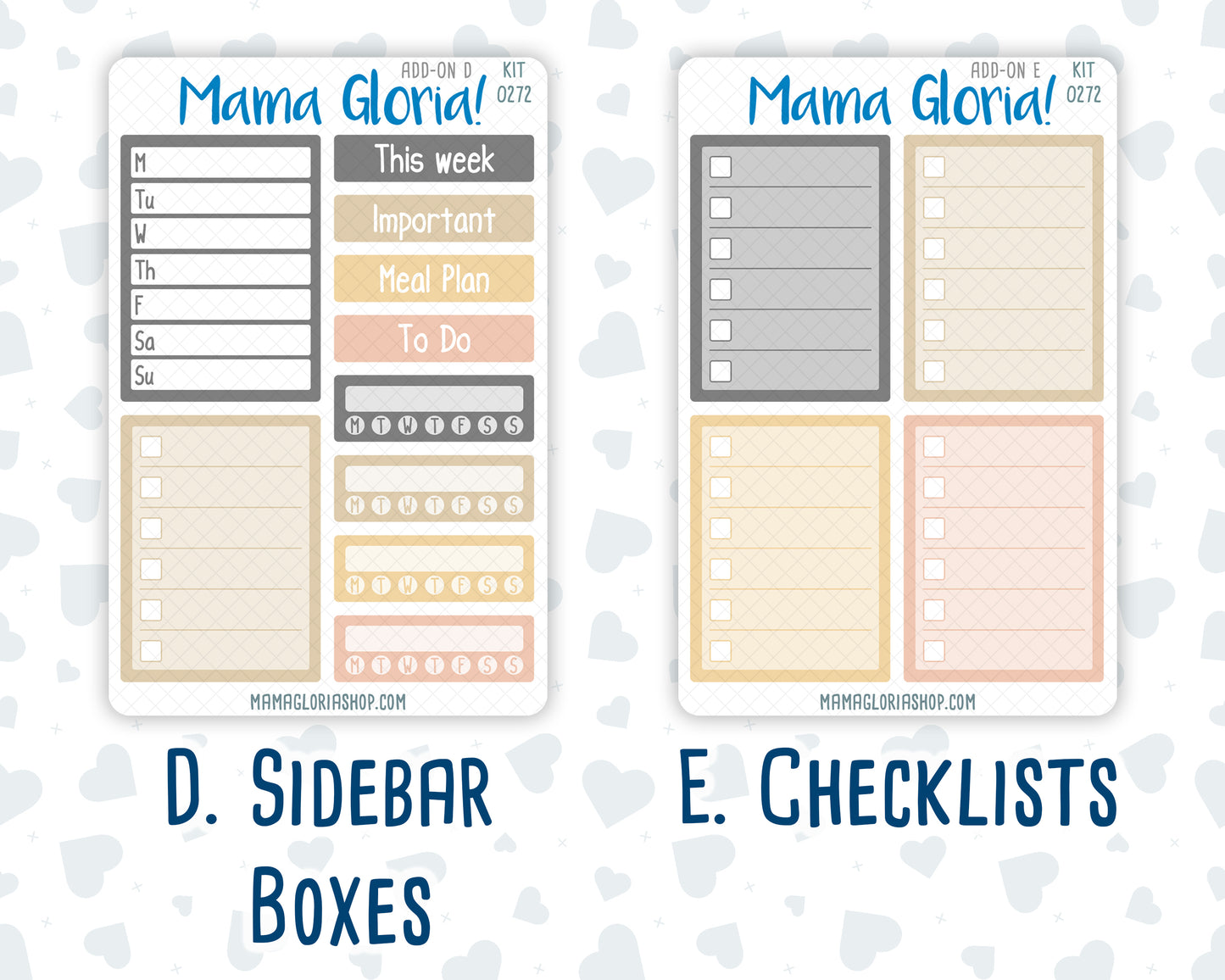 Kit 0272 - Add Ons - May - Graduation - Planner Stickers