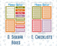 Kit 0240 - Add Ons - November - Cozy Thanksgiving - Planner Stickers