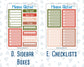 Kit 0231 - Add Ons - August - Backyard BBQ - Planner Stickers