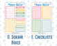 Kit 0260 - Add Ons - April - Pastel Egg Hunt - Planner Stickers