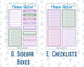 Kit 0263 - Add Ons - April - Lavender Drift - Planner Stickers