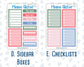 Kit 0306 - Add Ons - December - Jolly Mischief - Planner Stickers