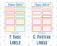 Kit 0223 - Add Ons - June - Route 66 - Planner Stickers