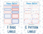 Kit 0273 - Add Ons - July - Americana In Bloom - Planner Stickers