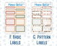 Kit 0298 - Add Ons - October - Velvet Bloom - Planner Stickers