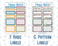 Kit 0304 - Add Ons - November - Autumn In Bloom - Planner Stickers