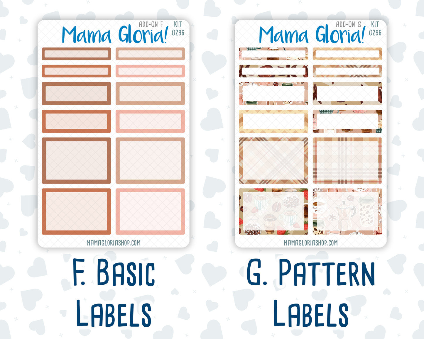 Kit 0296 - Add Ons - September - Coffee Break - Planner Stickers
