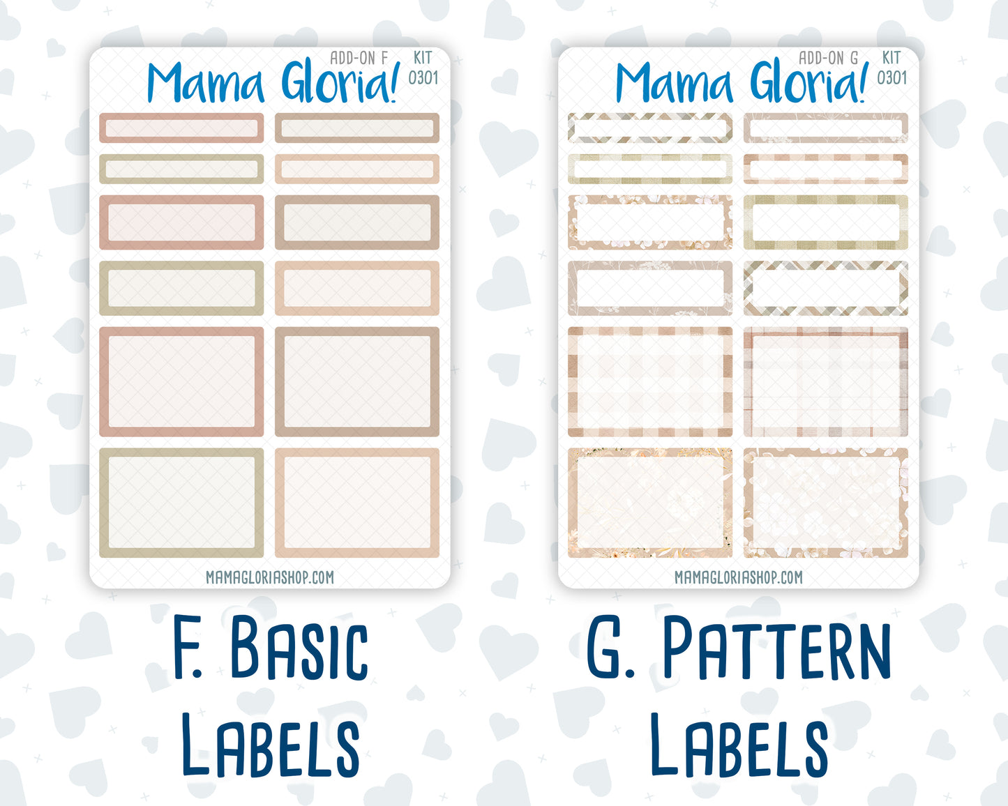 Kit 0301 - Add Ons - November - Sunday Comfort - Planner Stickers