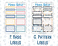Kit 0248 - Add Ons - January - Midnight Countdown - Planner Stickers