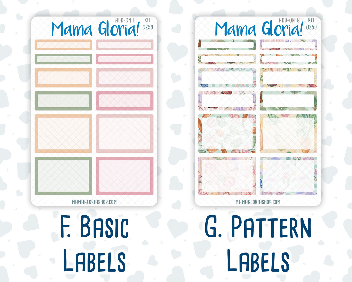 Kit 0259 - Add Ons - March - Spring Garden Chores - Planner Stickers