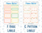 Kit 0228 - Add Ons - August - Just Peachy - Planner Stickers