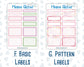 Kit 0253 - Add Ons - February - Rosy Daydreams - Planner Stickers