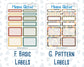 Kit 0302 - Add Ons - November - Thankful Season - Planner Stickers