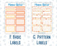Kit 0241 - Add Ons - November - Pumpkin Latte - Planner Stickers