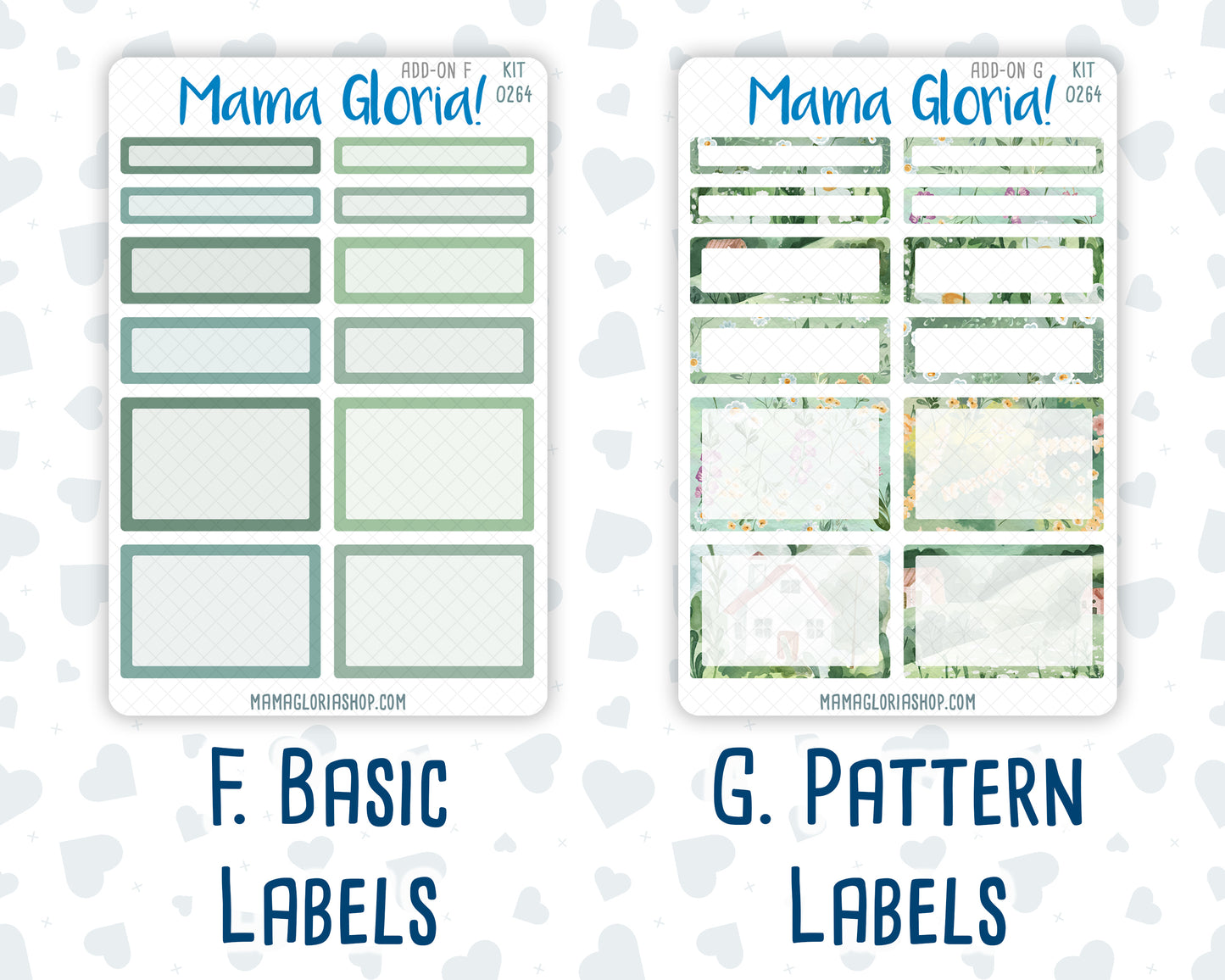 Kit 0264 - Add Ons - May - Spring Walk - Planner Stickers